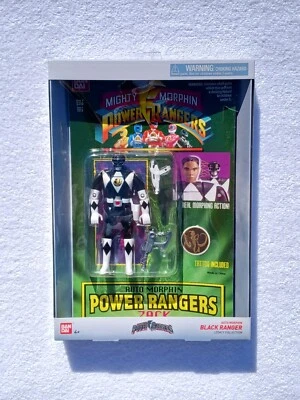Power Rangers Legacy Collection Auto Morphin Black Ranger Figure (2018) NEW - Image 1 of 4