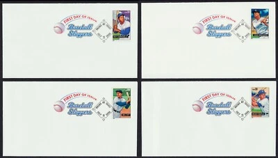 #4080-4083 39c Baseball Sluggers, Digital Color FDC **ANY 5=FREE SHIPPING** - Image 1 of 4
