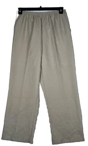 NWT Alfred Dunner Women’s Pants Elastic Waist Pull on 12 Proportioned Short Tan - Picture 1 of 4