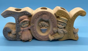 Vintage MCM UCTCI JOY Wall Pocket Vase Figurine Baby Nursery Decor Japan 8x3x1” - Picture 1 of 8