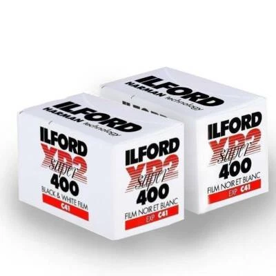 Ilford XP-2 Super 135 Black and White B&W Film 2 Packs  48 Exposures ISO 400 - Image 1 of 4
