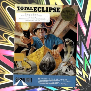 TOTAL ECLIPSE - SPOTLIGHT ON 3D-ADVENTURE [C64] Commodore C128 BIGBOX Cinemaware - Picture 1 of 6