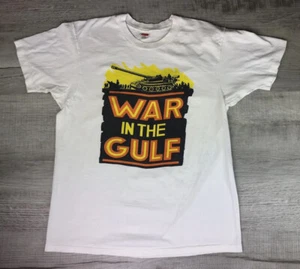 Vintage War In The Gulf Shirt Iraq US War Made in USA Mens Size Large - Picture 1 of 12