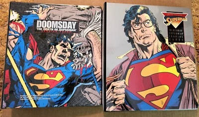 Skybox Death Return Superman Doomsday 1992 conjunto completo + carpeta + extras promoción Foto 1 de 4