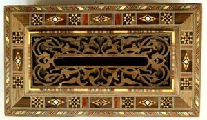 Taschentuchbox Holz -Mosaik - TissueBox - Orientalisch