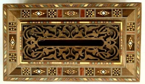 Caja de pañuelos madera - mosaico - TissueBox - oriental - Imagen 1 de 10
