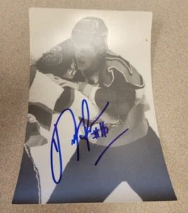 KIRK TOMLINSON SIGNED LAS VEGAS THUNDER IHL HOCKEY PHOTO POSTCARD AUTOGRAPH AUTO - Picture 1 of 2
