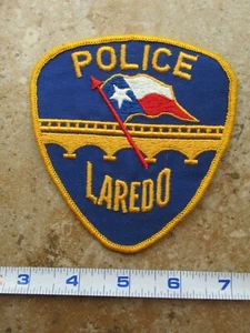 OBSOLETE Vintage State of Texas Laredo Police Department Shoulder Patch - Picture 1 of 2