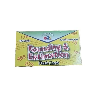 Learning Advantage 8693 Rounding and Estimation Flash Cards (NEW) - Image 1 of 3