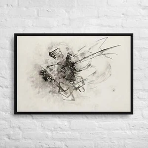 Untitled (1916) drawing by Wassily Kandinsky 36x24-Framed Canvas Print - Picture 1 of 1