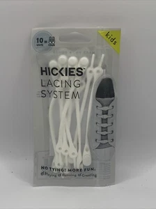 Hickies Lacing System Elastic Shoe Laces White KIDS - Picture 1 of 2