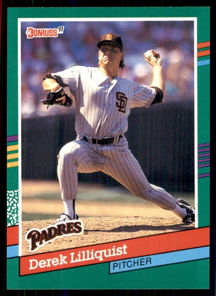 1991 Donruss Derek Lilliquist San Diego Padres #570 - Image 1 of 2
