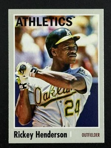 RICKEY HENDERSON 2024 Topps Archives #113 Oakland Athletics HOF - Picture 1 of 2