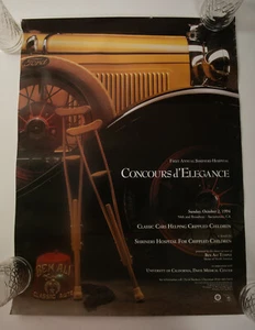 Póster 1994 Concours d-Elegance (PSTR-9) 1er Sacramento Shriners anual (JSF6) - Imagen 1 de 15