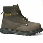 MENS SLIP ON CHELSEA DEALER SAFETY BOOTS WORK BOOTS SHOES STEEL TOE CAP SIZES 