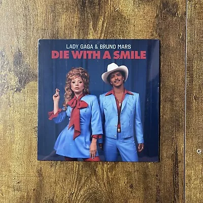 Lady Gaga & Bruno Mars - Die With A Smile 7” Vinyl Single | Brand New (Mint)