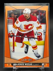 2024-25 O-Pee-Chee - Orange Border 479 MacKenzie Weegar Calgary Flames - Picture 1 of 2