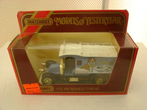 MATCHBOX MODELS OF YESTERYEAR 1:38 Y-25 1910 RENAULT AG SUCHARD CHOCOLAT NEW - Picture 1 of 5