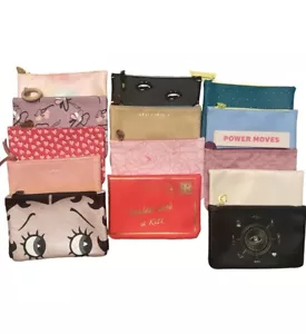 14 Lot ~ Ipsy Cosmetic / Makeup Bags ~ 14 Different Bags ~ Empty - New And Used - Picture 1 of 2