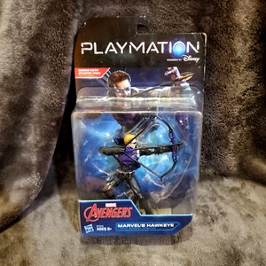Playmation Marvel Avengers Hawkeye Hero Blaster Smart Figure Disney Hasbro READ - Picture 1 of 8