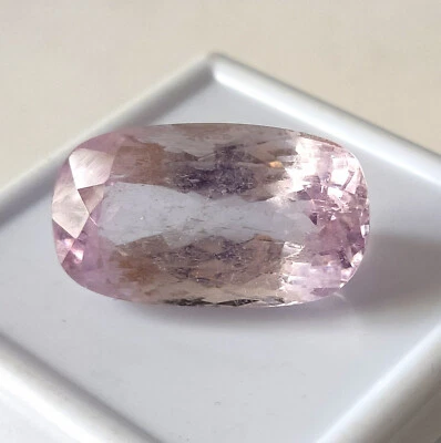 Pink Kunzite Long Cushion Shape Faceted Natural Untreated Gemstone 27.85 Carat - Image 1 of 4