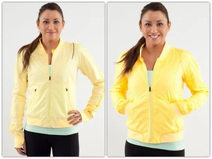 LULULEMON Two To Make It True Reversible Jacket - Yellow - Size US8, AU12 - EUC - Picture 1 of 12