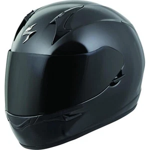 Scorpion Exo Adult R320 Full-Face Motorcycle Helmet Gloss Black Size Small - Picture 1 of 2