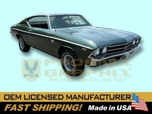 1969 Chevrolet Chevelle SS Super Sport Decals & Stripes Kit - Picture 1 of 1