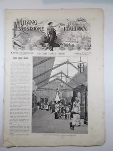 Milano e l'esposizione Italiana n.39-40 Editori Fratelli Treves anno 1881 - Picture 1 of 5
