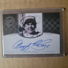 2009 Press Pass Legends Geoffrey Bodine Autograph Card