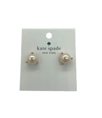 Kate Spade Pearl Stud Earrings Blush Multi 685 - Image 1 of 4