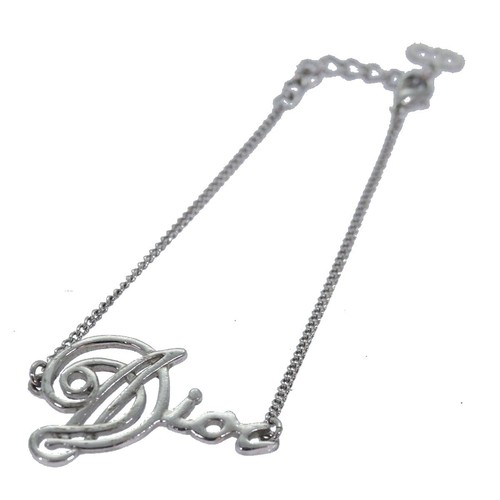 Bracciale Christian Dior metallo argento originale am6554