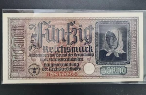 1945 Germany 50 Mark Banknote XF - Picture 1 of 2