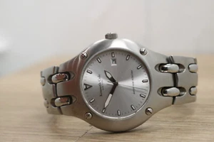 Mens Kenneth Cole Stainless Steel Calendar Watch KC3238 New Batt 7" - Picture 1 of 6