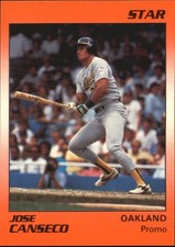 1989 Star Promo #NNO Jose Canseco A's  C59427 - NM-MT