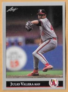 JULIO VALERA ANGELS #490 - LEAF NM-MT 1992