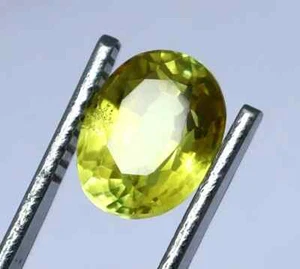 Piedra preciosa suelta certificada de zafiro amarillo natural de 7,50 quilates con regalo - Imagen 1 de 11