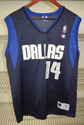 Eduardo Najera Dallas Mavericks Mavs Adult Men's Size 40 Champion Jersey - Image 1 of 4
