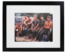 US Military Army Soldiers in Vietnam War Historic Matted & Framed Picture Photo