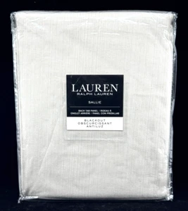 New RALPH LAUREN Sallie Heavy BLACKOUT Linen Tab ROD POCKET Curtain Panel 54x96 - Picture 1 of 4