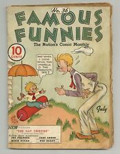 Famous Funnies #36 GD- 1.8 1937