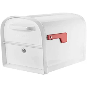 Architectural Mailboxes 6300W-10 Oasis 360 Mailbox, White - Picture 1 of 12