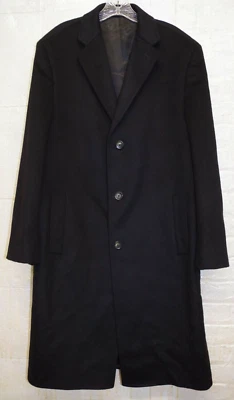 Abrigo F2 ING LORO PIANA ITALIA Negro Marrón 1826 Lux Para Hombre 100% Cachemira Negro 40R Foto 1 de 4