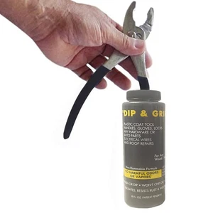 Dip and Grip gummierte Kunststoffbeschichtung (schwarz) 8 Fl. oz - Bild 1 von 5
