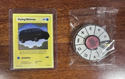 Joyride FLYING MINIVAN Card & Wheel Of Doom Box Fidget Spinner Ryan Trahan - image 1 of 2