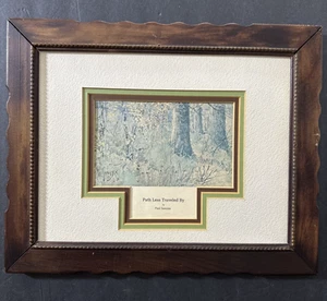 Rare Paul Sawyier Kentucky Landscape "Path Less Traveled" Framed Print - Picture 1 of 5