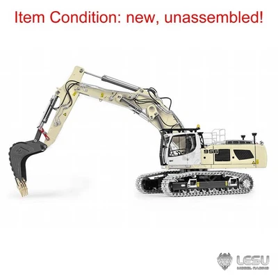 LESU LR956 1/14 RC Metal Tracked Hydraulic Excavator Kit 7CH Valve 2Pumps Model - Image 1 of 4