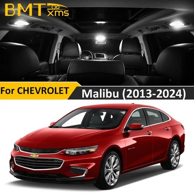 12x White Interior LED Light Bulbs Package For CHEVROLET Malibu 2013-2023 2024 - Image 1 of 4