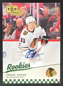 2025 Upper Deck NSCC Top Shelf NHL Rookies Auto #TSA-FN FRANK NAZAR /55 - Picture 1 of 11