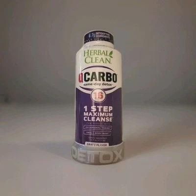 Herbal Clean Detox Cleanse, Premium Same-Day Detox, Grape Flavor, 16oz Exp.10/25 - Image 1 of 4